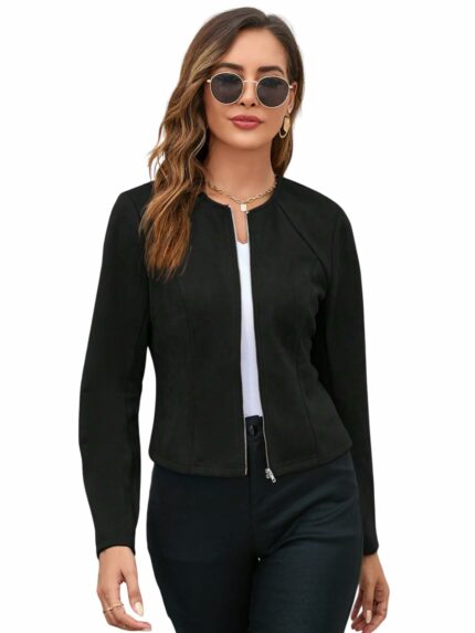 GRECIILOOKS Polycotton Jacket For Women | Women's Jacket | Long Jacket For Women | Jacket Tops For Women | Oversized Jacket For Standard Length Women