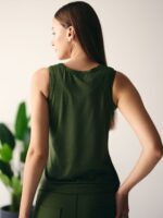 Wiselife Yoga Tank Top for Women ? Gym Wear, Sleeveless Workout, Running & Sports Tank Tops, Lightweight Activewear, Regular Fit Vest, Super Combed Sports, Fitness, Exercise, Running, Gym Vest - Image 2