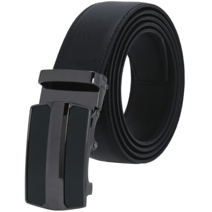 Labnoft Men's Auto Lock PU Leather Premium Belt