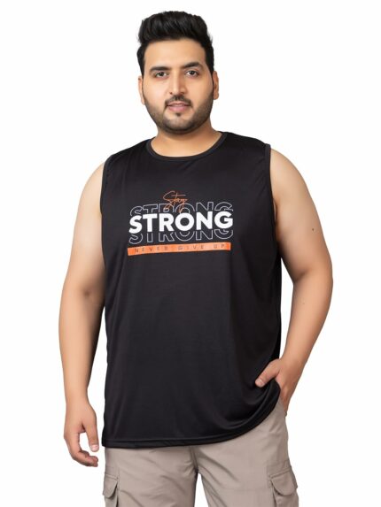 CHKOKKO Men Regular Fit Printed Gym Tank Tops Sports Sleeveless Vests