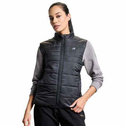Boldfit Sleeveless Jacket For Women Puffer Jacket For Women Winter Wear Winter Jacket High Neck Jackets For Women Insulated Winter Jacket For Women Monsoon Winter Wear For Women Jacket