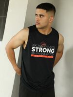 CHKOKKO Men Gym Tank Regular Fit Tops Sports Sleeveless Vest - Image 5