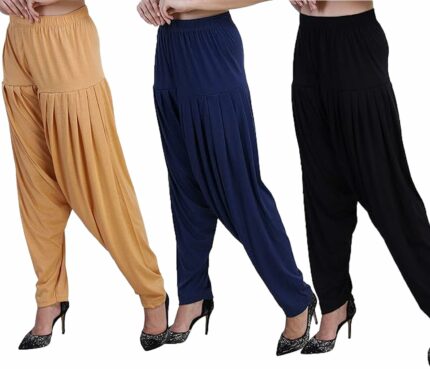 Womens Patiala Pant Combo Pack of 3