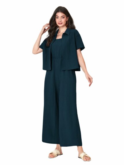 TOPLOT Solid Jumpsuit for Women (5225)