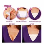 GLAMORAS Cotton Clip On Camisole for Women Mock Lace | Deep Neck Cleavage Cover Up Inner Cami Secret Slip for Women | Free Size - Set of 3 - Image 5