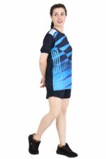 TRIZON Women Kabaddi Kit, Kabaddi Jersey, Kabbadi Dress | T-Shirts for Women, Half Sleeves, Regular fit Sports Tshirt for Women's & Girl's | Printed Sports t shirt Short - Image 3