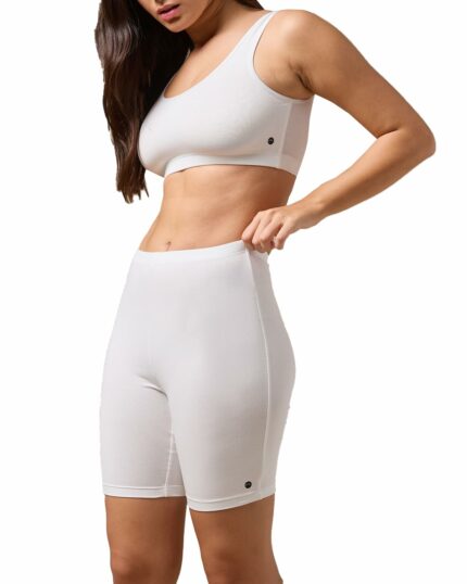 URBAN ADVENTURE High Coverage Premium Cotton Spandex Mid Waist Elastane Stretch Shorties - Gym -Cycling Shorts/Tights for Women