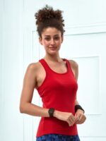 Lyra Women's Solid Relaxed Fit Yoga Shirt - Image 4