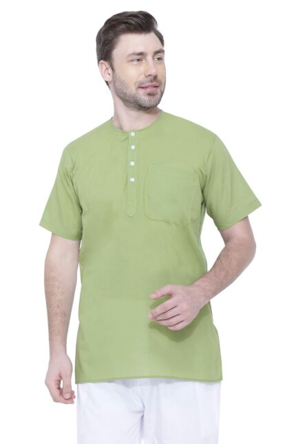 Rajubhai Hargovindas Men Cotton Straight Kurta