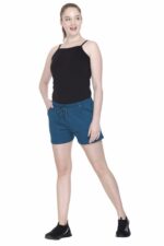 Cupid Women's Regular Fit Plain Cotton Comfortable Bermuda/Shorts for Sports, Yoga, Daily Use Gym, Night Wear for Girls - Image 2