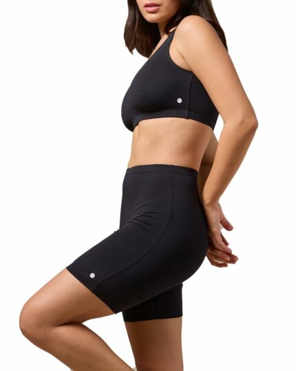 URBAN ADVENTURE High Coverage Premium Cotton Spandex Mid Waist Elastane Stretch Shorties - Gym -Cycling Shorts/Tights for Women