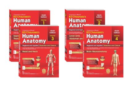 B D CHAURASIA'S HUMAN ANATOMY 9th Ed, 4 Volume Set (PB - 2023)?
