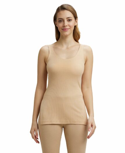 Jockey 2500 Women's Super Combed Cotton Rich Thermal Tank Top with Stay Warm Technology_Skin_L