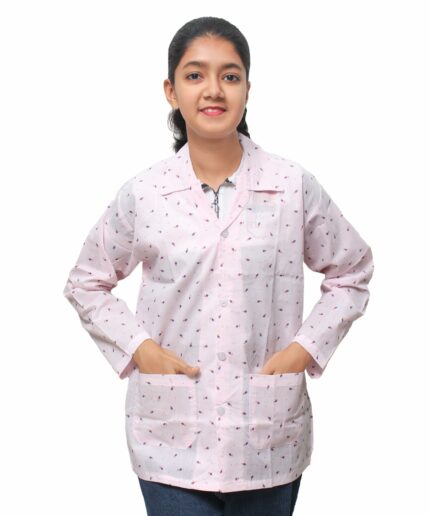 Goodluck Women's/Girl's Cotton Floral Printed Summer Coat | Helps to Protect From Sunrays, Dust Pollution, Sunburn, Tanning of Skin | Ideal for Driving, Hot Summers, Traveling