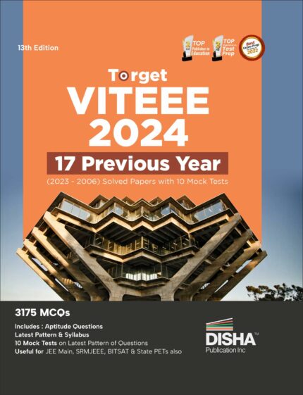 Target VITEEE 2024 - 17 Previous Year (2023 - 2006) Solved Papers with 10 Mock Tests 13th Edition | Physics, Chemistry, Mathematics, & Quantitative Aptitude 3150 PYQs?