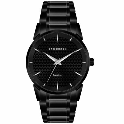 Carlington Premium Watch for Men - Stylish & Durable with Black Colored Chain Watch for Men - Stylish & Durable Stainless Steel and Scratch Resistance