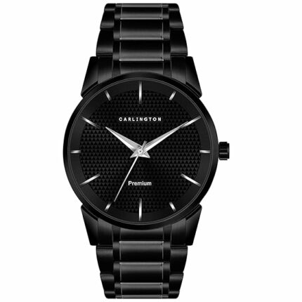 Carlington Premium Watch for Men - Stylish & Durable with Black Colored Chain Watch for Men - Stylish & Durable Stainless Steel and Scratch Resistance
