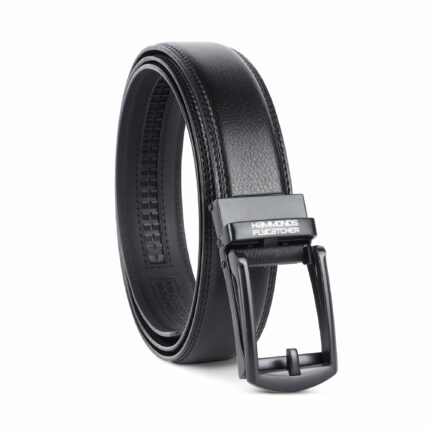 HAMMONDS FLYCATCHER Genuine Leather Premium Belt for Men - Stylish & Durable - Perfect for Formal and Casual Wear - Adjustable Waistband up to 46 Inches - Autolock Premium Belt for Formal and Casual Wear