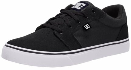 DC Men's Anvil M Shoe Black/White/Black Sneakers - 7 UK/India (40.5 EU)(888327750682)