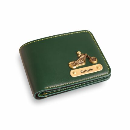Innovative Gifts Men's Personalized Wallet I Customized Slim Stylish Leather Purse with Name & Charm I Unique Birthday Anniversary Gift for Men - Stylish & Durable Boy Love Husband Employees Clients - Olive