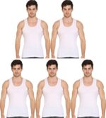 VIP Supreme Men's Sleeveless Cotton Vest (Pack of 5)