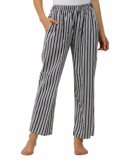 Omney, Strips Comfortabe pajama for Women. Pure Cotton Viral and Stylish Pajama for Women trousers