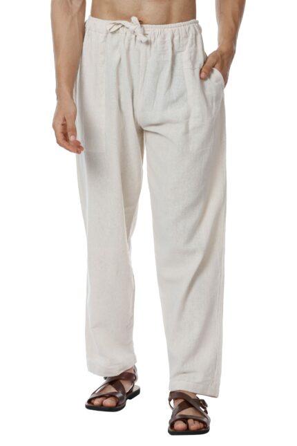 Aatman One Size Men's Eco-Friendly Cotton Pyjama | Fits Waist Size 28 to 36 Inches