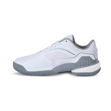 Nivia RAY 2.0 Tennis Shoes for Men | High-Performance Court Footwear | Non-Marking Court Shoes for Tennis and Athletic Performance | Tennis Court Sports Shoes | (Turquoise/Black & White)