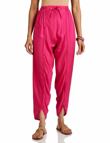 Amazon Brand - Myx Women's Rayon Dhoti Regular Fit Pants