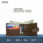 HAMMONDS FLYCATCHER Wallet for Men - Stylish & Durable Leather Original, Men Wallet, Leather Wallet for Men - Stylish & Durable Stylish, Mens Wallet Leather, Wallets for Man, 5 Card Slots, Purse for Men - Stylish & Durable Branded, Gift for Men - Stylish & Durable - Brushwood - Image 4