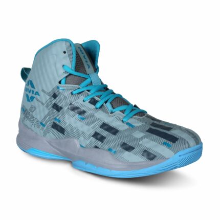 Nivia Engraver 2.0 Basketball Court Shoes for Men,Durable Rubber Sole, Indoor & Outdoor Court Shoes, Soft Cushion NR EVA Inner Insole, High-Performance Footwear for Basketball Enthusiast