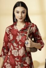 Pistaa's Women Pure Cotton Floral Printed Salwar Suit Set - Image 6