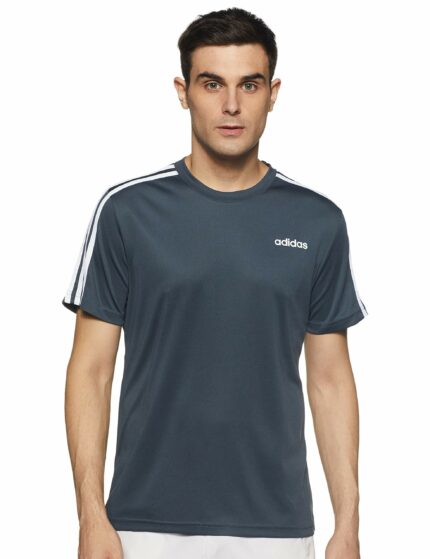 adidas Men's Striped Fitted T-Shirt