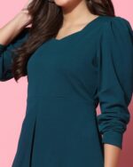 GRECIILOOKS Spandex Ethnic Wear Co Ord Set for Women | Co Ord Set for Women Stylish | Festive Co Ord Set for Women | Travel Co Ord Set for Women | Full Sleeve Women Co-Ord Set - Image 2