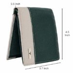 URBAN FOREST Seattle Green/Sand Leather Wallet for Men - Stylish & Durable - Image 4
