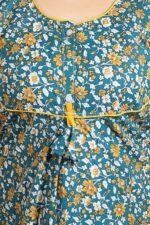 Fabme Women's Cotton Printed Floor Length Nightwear Nighty - Image 6