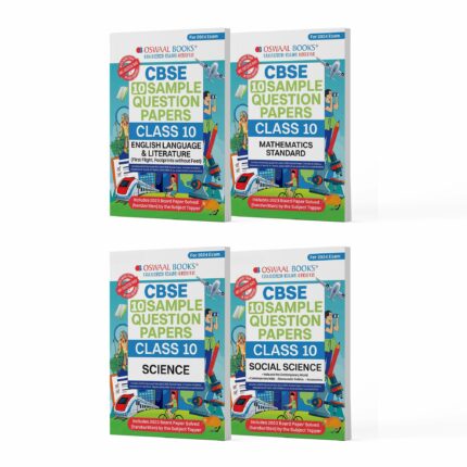 Oswaal CBSE Sample Question Papers Class 10 English, Science, Social Science & Maths Standard (Set of 4 Books) (For Board Exams 2024) | 2023-24 [Product Bundle] Oswaal Editorial Board?
