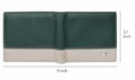 URBAN FOREST Seattle Green/Sand Leather Wallet for Men - Stylish & Durable - Image 3