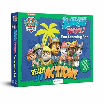 Nickelodeon Paw Patrol - Jungle Patrol! : Fun Learning Set (With Wipe And Clean Mats, Coloring Sheet