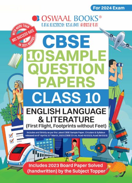Oswaal CBSE Sample Question Papers Class 10 English Language & Literature Book (For 2024 Exam)?