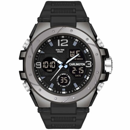 Carlington Resin Endurance Analog-Digital Sports Watch for Men - Stylish & Durable and Boys - CT9105 Series One