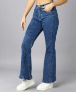 Nifty Women's Denim Wide Leg Jeans - Image 4