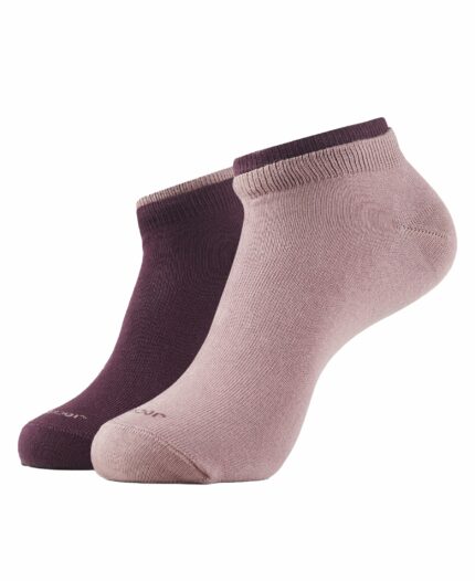 Jockey 7491 Women's Compact Cotton Stretch Solid Low Show Socks with Stay Fresh Treatment (Pack of 2)