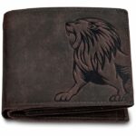URBAN FOREST Leo Vintage Brown Leather Wallet for Men - Stylish & Durable