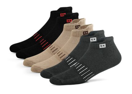 Supersox Bamboo Ankle Socks for Women Made of Sustainable & Eco Friendly Material - Athletic Softer than Cotton Socks, Anti Odour - Ideal forSports, Gym & All Day Wear (Pack of 3)