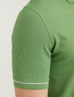 Peter England Men's Regular Fit Branded Insignia Half Sleeve Polo T-Shirt | Cotton Rich | Premium Pique Weave - Image 4