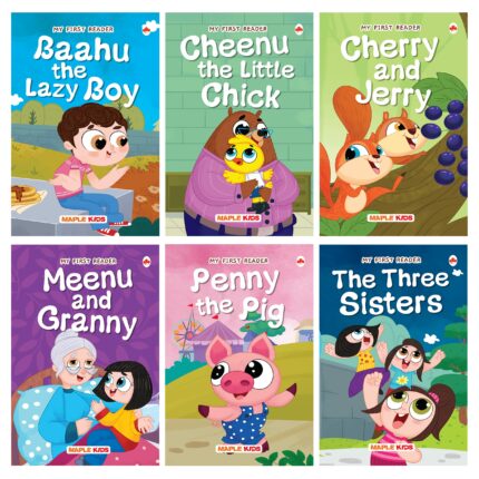 Story Book for Kids - First Reader (Illustrated) (Set of 6 Books) - Phonic stories - Bedtime Stories - 2 Years to 6 Years Old - Read Aloud to Infants, Toddlers?