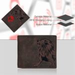 URBAN FOREST Leo Vintage Brown Leather Wallet for Men - Stylish & Durable - Image 6