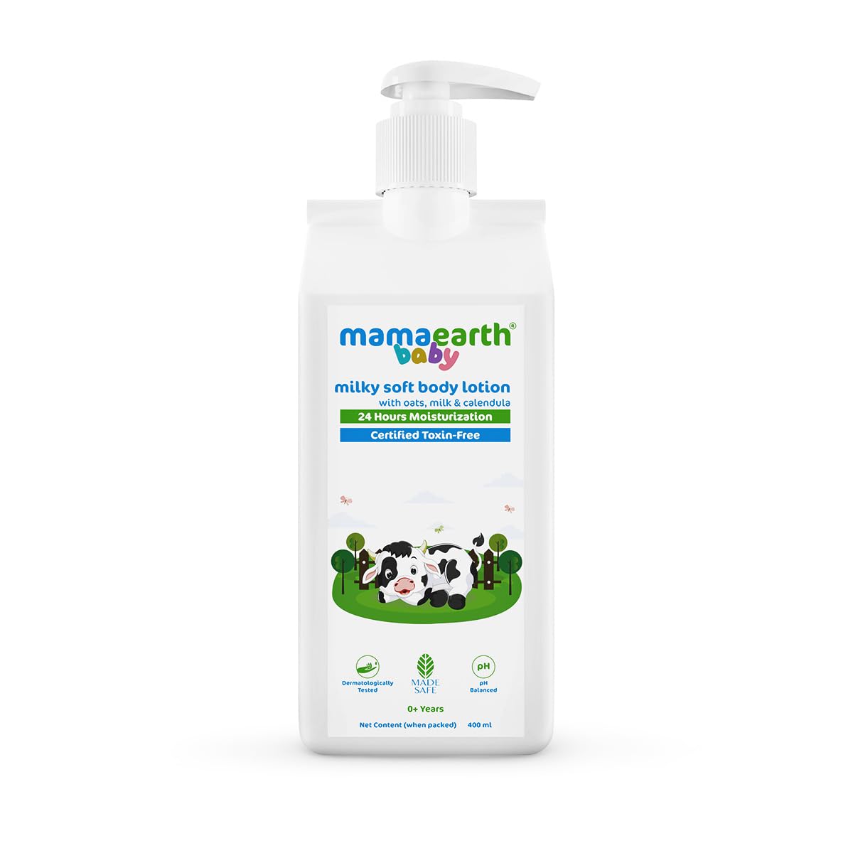 Version 1.0.0 Mamaearth Milky Soft Body Lotion with Oats, Milk & Calendula - 400 ml - Image 1