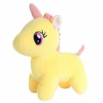 Babique Unicorn Teddy Bear Plush Soft Toy Cute Kids Birthday Animal Baby Boys/Girls (25 Cm, Yellow) - Image 2